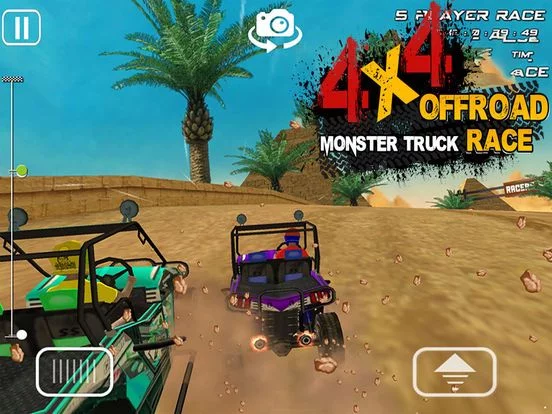 Изображение игры: 4x4 OFFROAD MONSTER TRUCK RACE