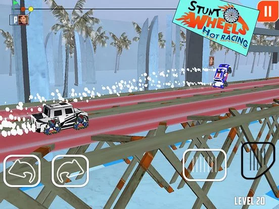Изображение игры: Stunt Wheels Hot Racing