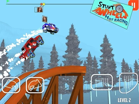 Изображение игры: Stunt Wheels Hot Racing