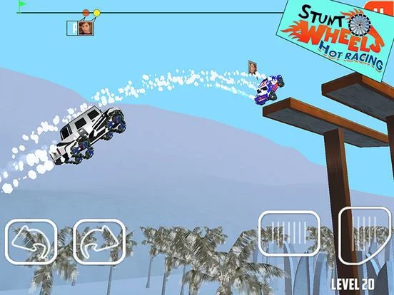 Изображение игры: Stunt Wheels Hot Racing