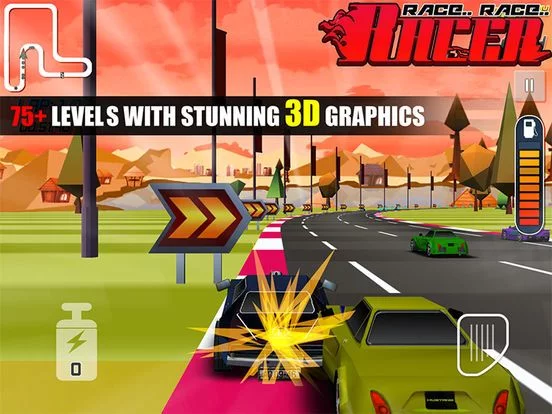 Изображение игры: Race Race Racer: Car Racing