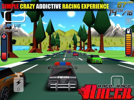 Изображение игры: Race Race Racer: Car Racing