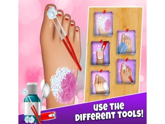 Изображение игры: Girl Games Art Nail Painting 2017