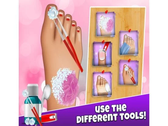 Изображение игры: Girl Games Art Nail Painting 2017