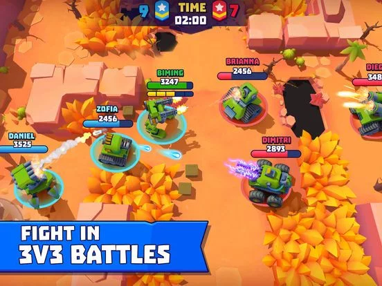 Изображение игры: Tanks A Lot - 3v3 Brawls