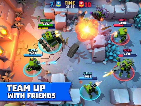 Изображение игры: Tanks A Lot - 3v3 Brawls