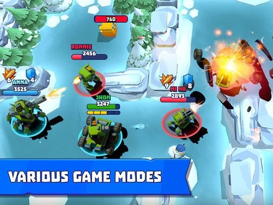 Изображение игры: Tanks A Lot - 3v3 Brawls