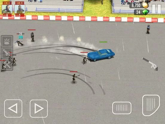 Изображение игры: Zombie Drift 3D