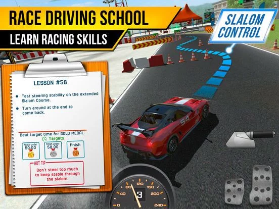 Изображение игры: Race Driving School Car Racing Driver License Test