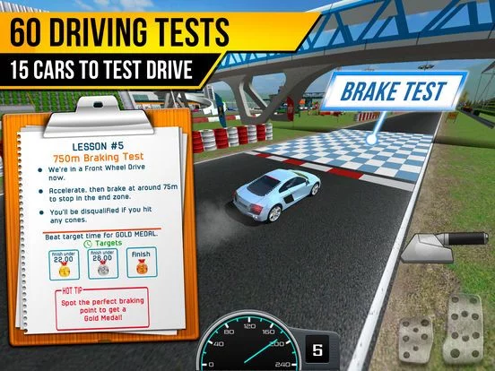 Изображение игры: Race Driving School Car Racing Driver License Test
