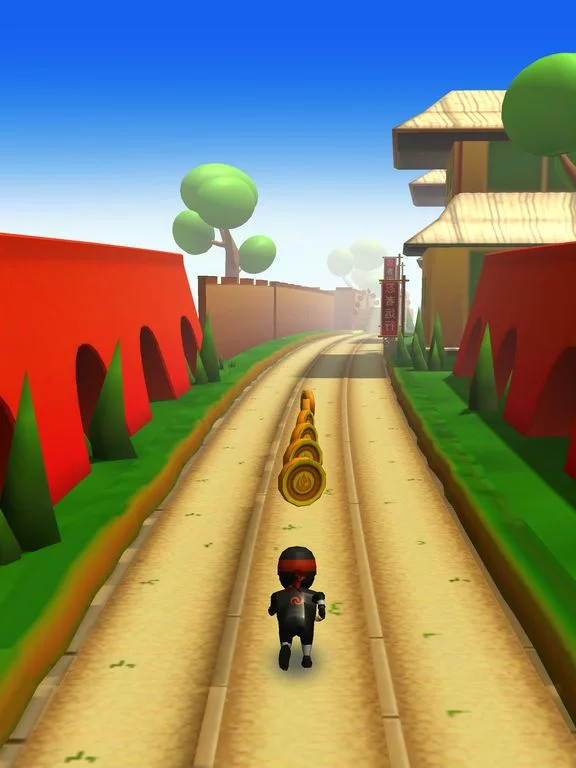 Изображение игры: Ninja Runner 3D