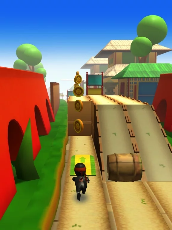 Изображение игры: Ninja Runner 3D