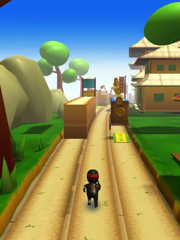 Изображение игры: Ninja Runner 3D