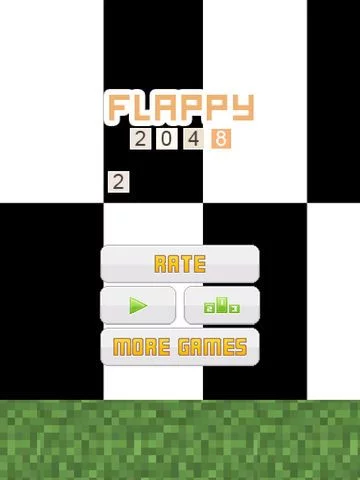 Изображение игры: Flappy Numbers - Adventure of the 2048 Bird