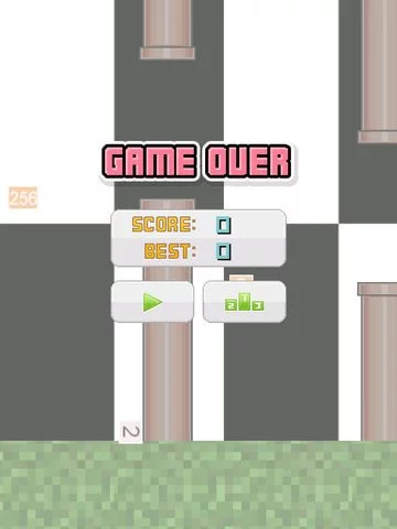 Изображение игры: Flappy Numbers - Adventure of the 2048 Bird