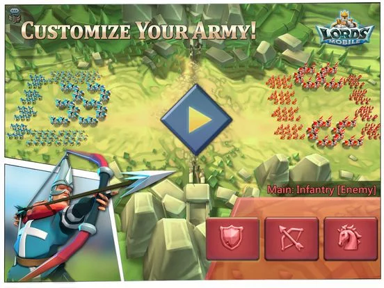 Изображение игры: Lords Mobile: War Kingdom