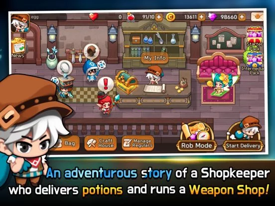 Изображение игры: Dungeon Delivery