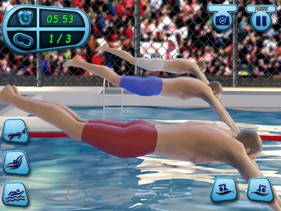 Изображение игры: Swimming Pool Race 2019