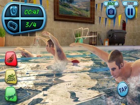 Изображение игры: Swimming Pool Race 2019