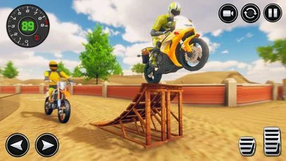 Изображение игры: Dirt Bike Rider Stunt Games 3D