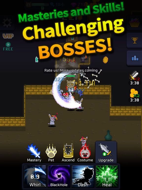 Изображение игры: Cat Tower - Idle RPG
