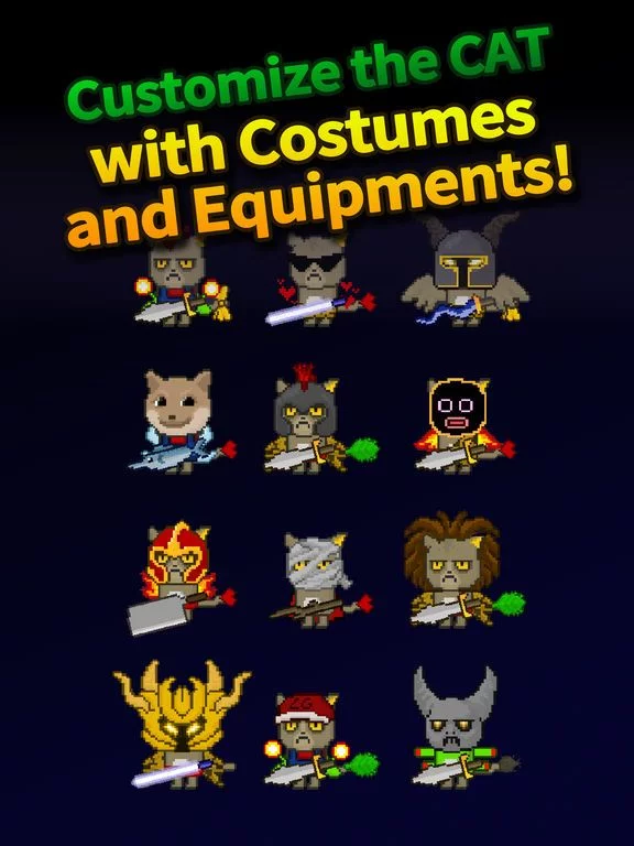 Изображение игры: Cat Tower - Idle RPG