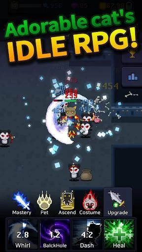 Изображение игры: Cat Tower - Idle RPG