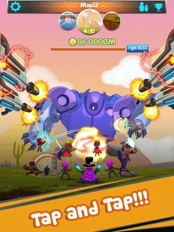 Изображение игры: Tap Robo