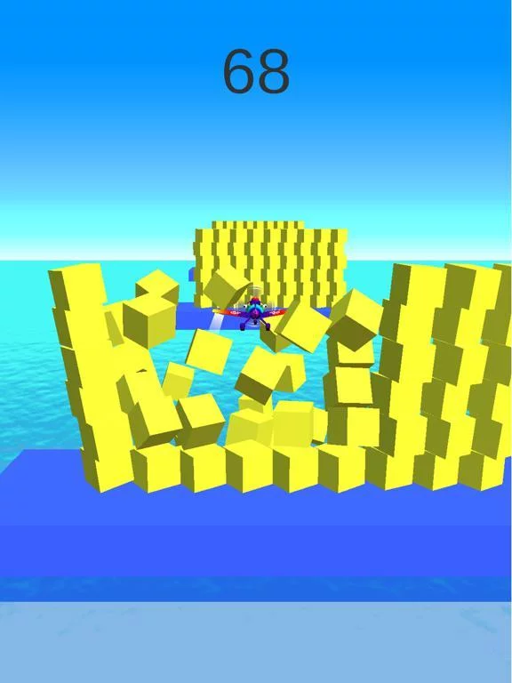 Изображение игры: Plane Bump 3D