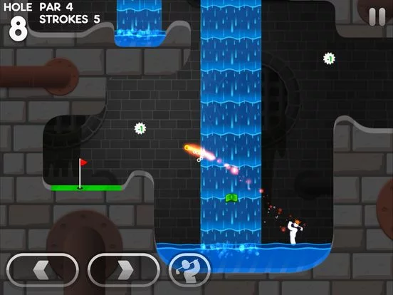 Изображение игры: Super Stickman Golf 3