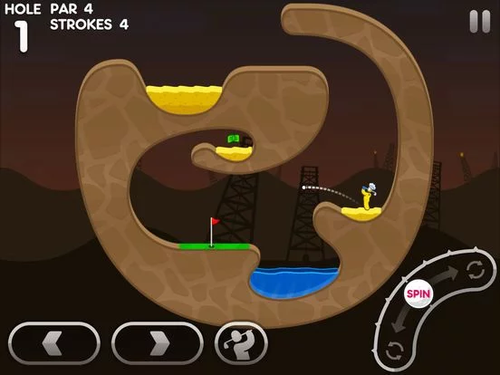 Изображение игры: Super Stickman Golf 3