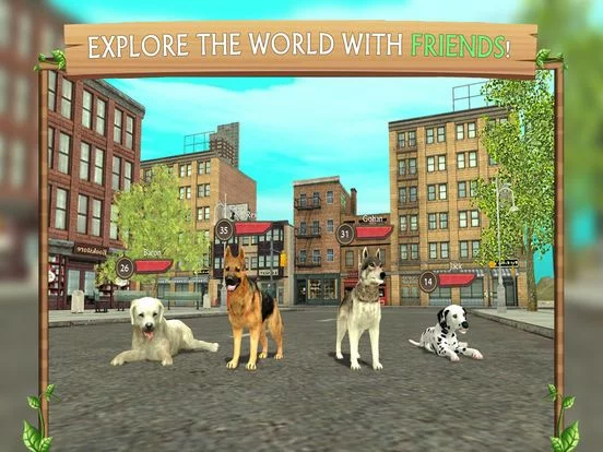 Изображение игры: Dog Sim Online: Build A Family