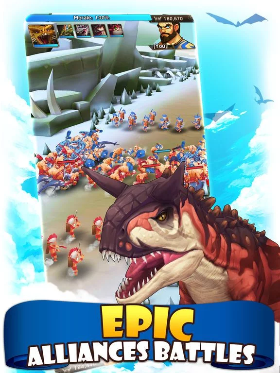 Изображение игры: Jurassic Tribes