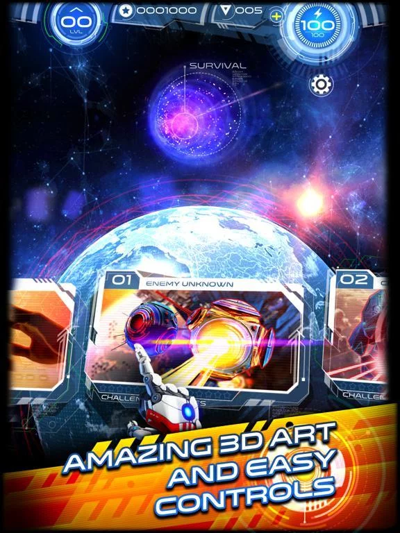 Изображение игры: Space Warrior: Survival