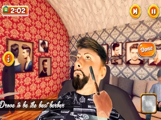 Изображение игры: Dude's Barber! The Game