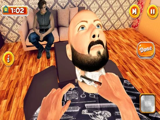 Изображение игры: Dude's Barber! The Game