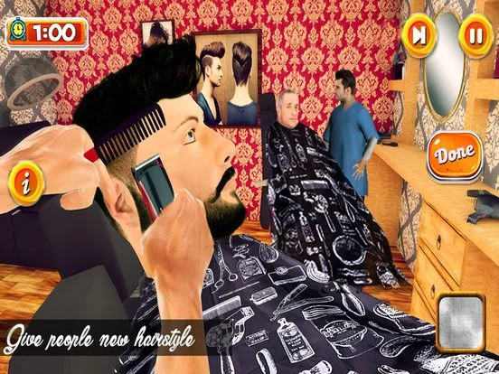 Изображение игры: Dude's Barber! The Game
