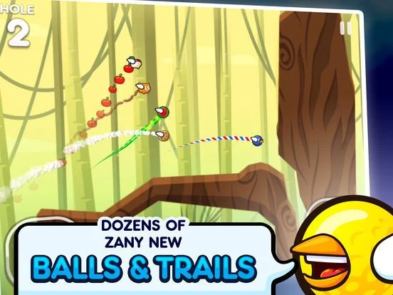 Изображение игры: Flappy Golf 2