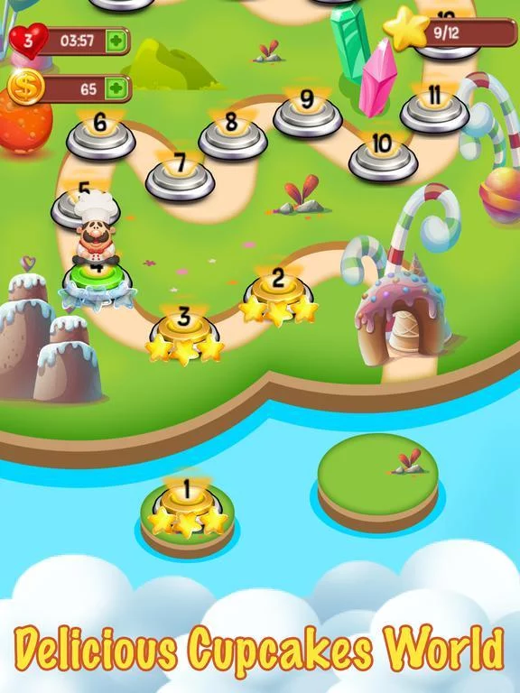 Изображение игры: Cupcake Bakery Match 3