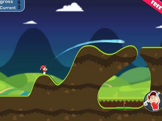 Изображение игры: Mini Golf Center: free stickman golf