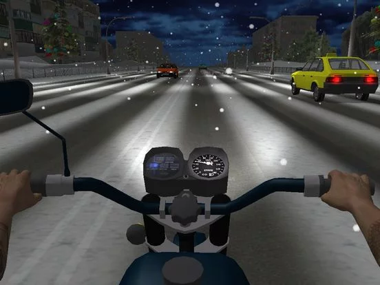 Изображение игры: Russian Moto Traffic Rider 3D