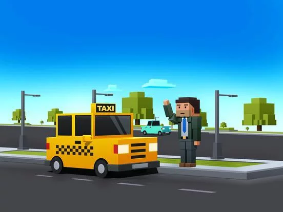 Изображение игры: Loop Taxi