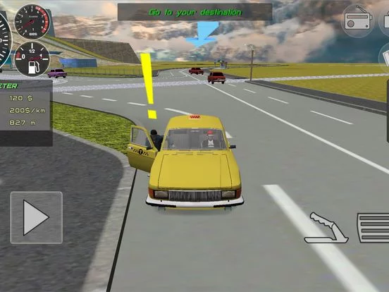 Изображение игры: Russian Taxi Simulator 2016