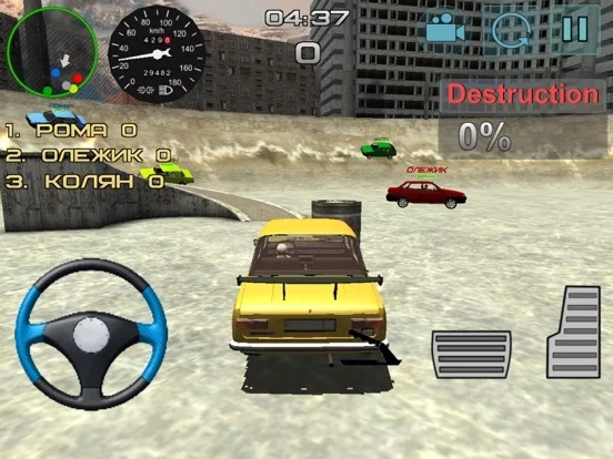 Изображение игры: Russian Cars Destruction Derby