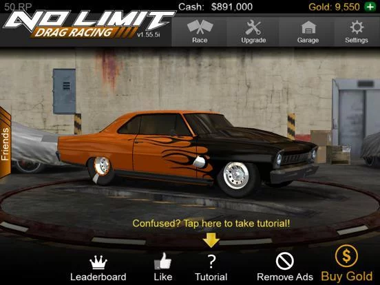 Изображение игры: No Limit Drag Racing