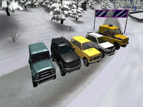 Изображение игры: Russian Jeep 4x4 Racing 3D