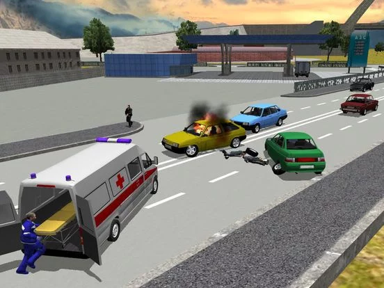 Изображение игры: Ambulance Simulator 3D