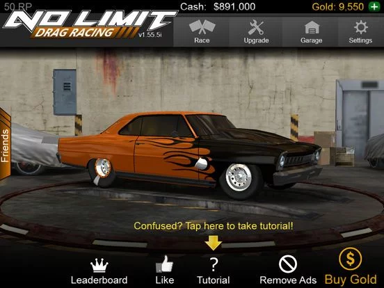 Изображение игры: No Limit Drag Racing