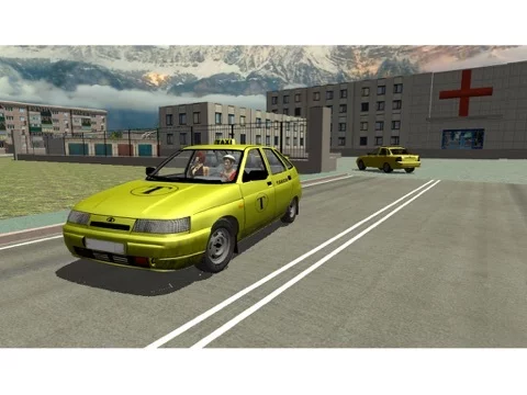 Изображение игры: Russian Taxi Simulator 3D