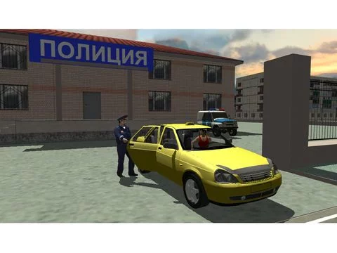 Изображение игры: Russian Taxi Simulator 3D